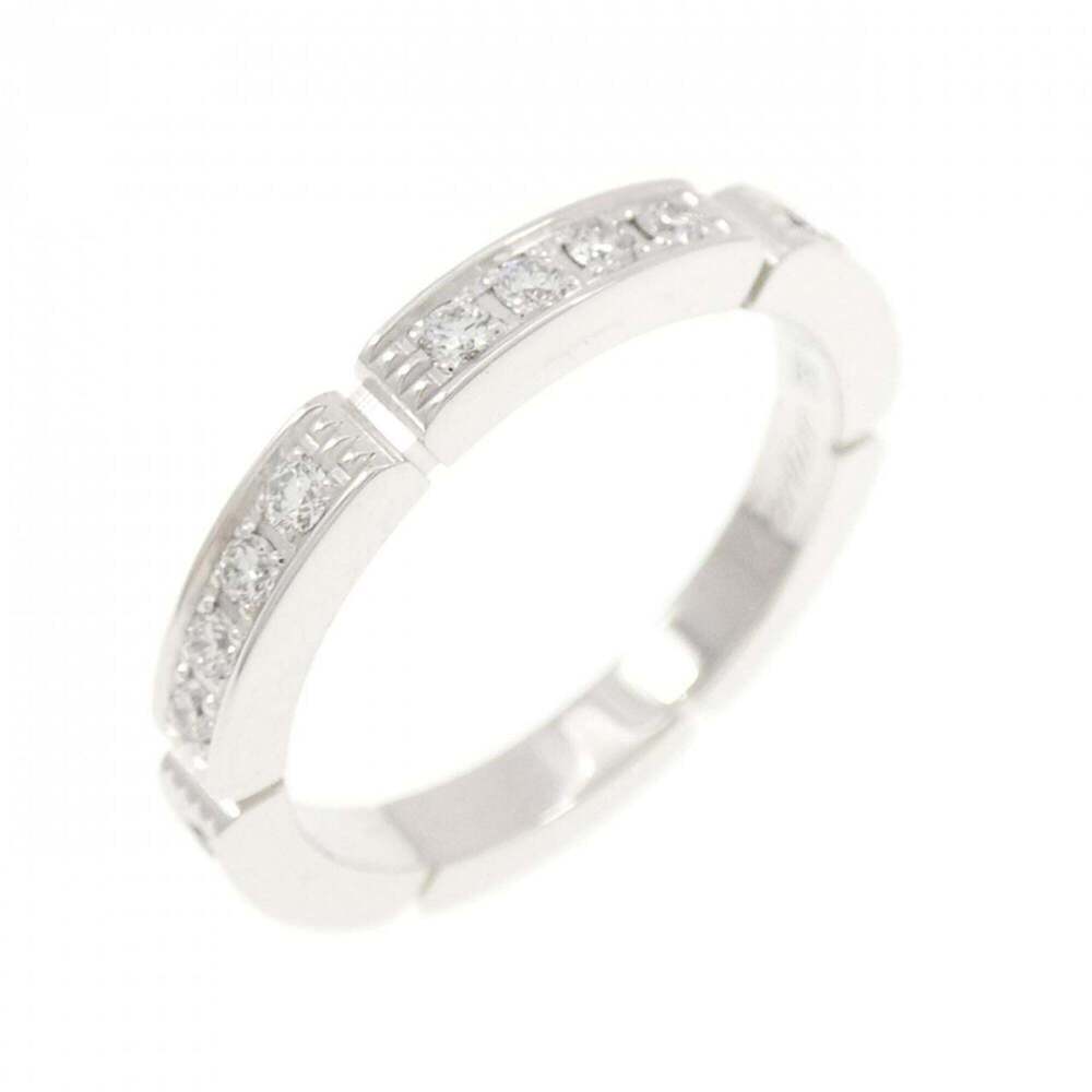 CARTIER Silver Diamond Ring